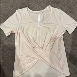 Lululemon Cream Twist Front Top